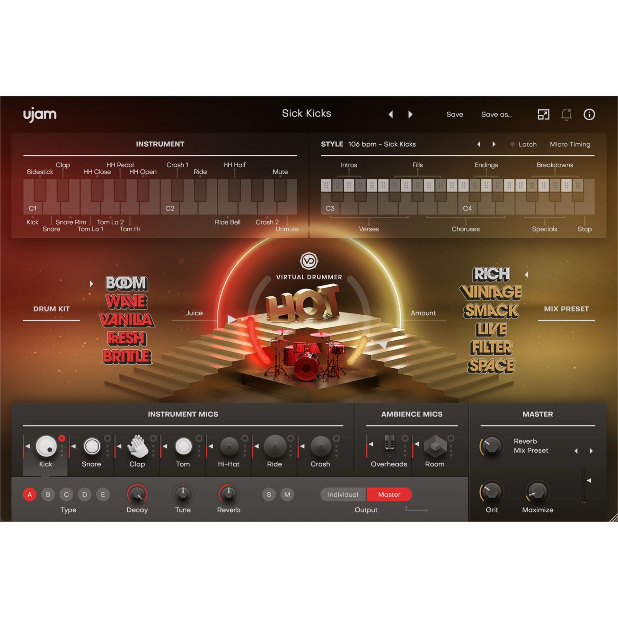 UJAM VIRTUAL DRUMMER HOT UJAM Virtual Drummer HOT