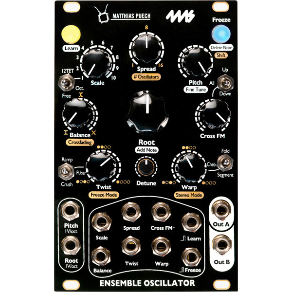 4MS Ensemble Oscillator Black