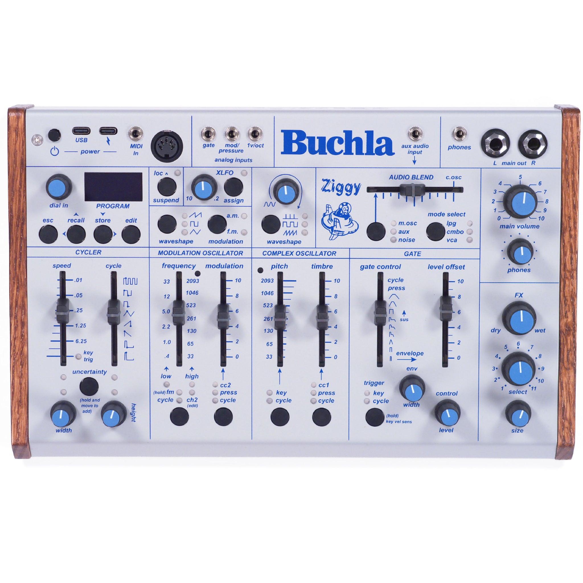 鍵盤楽器 Mangoest BORPH (MORPHAGENE 4U)/Buchla Buchla Ziggy Analog Desktop Synthesizer
