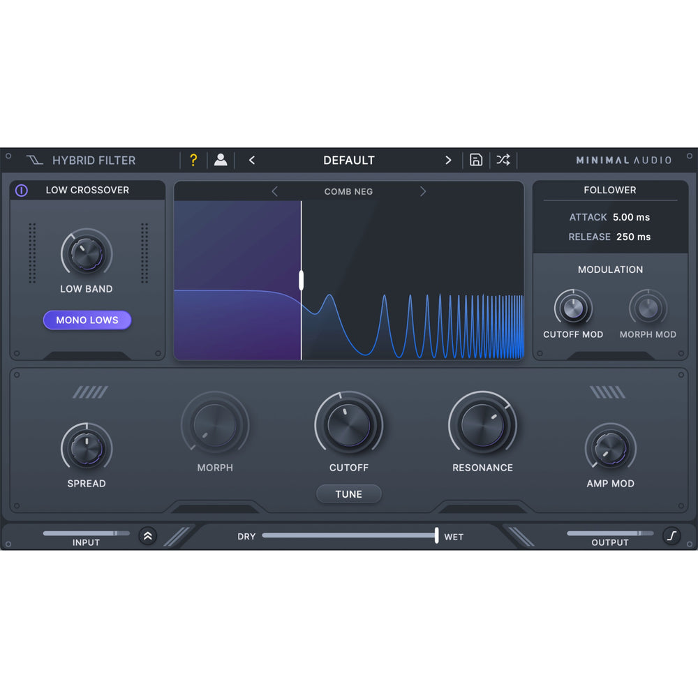 Minimal Audio Hybrid Filter