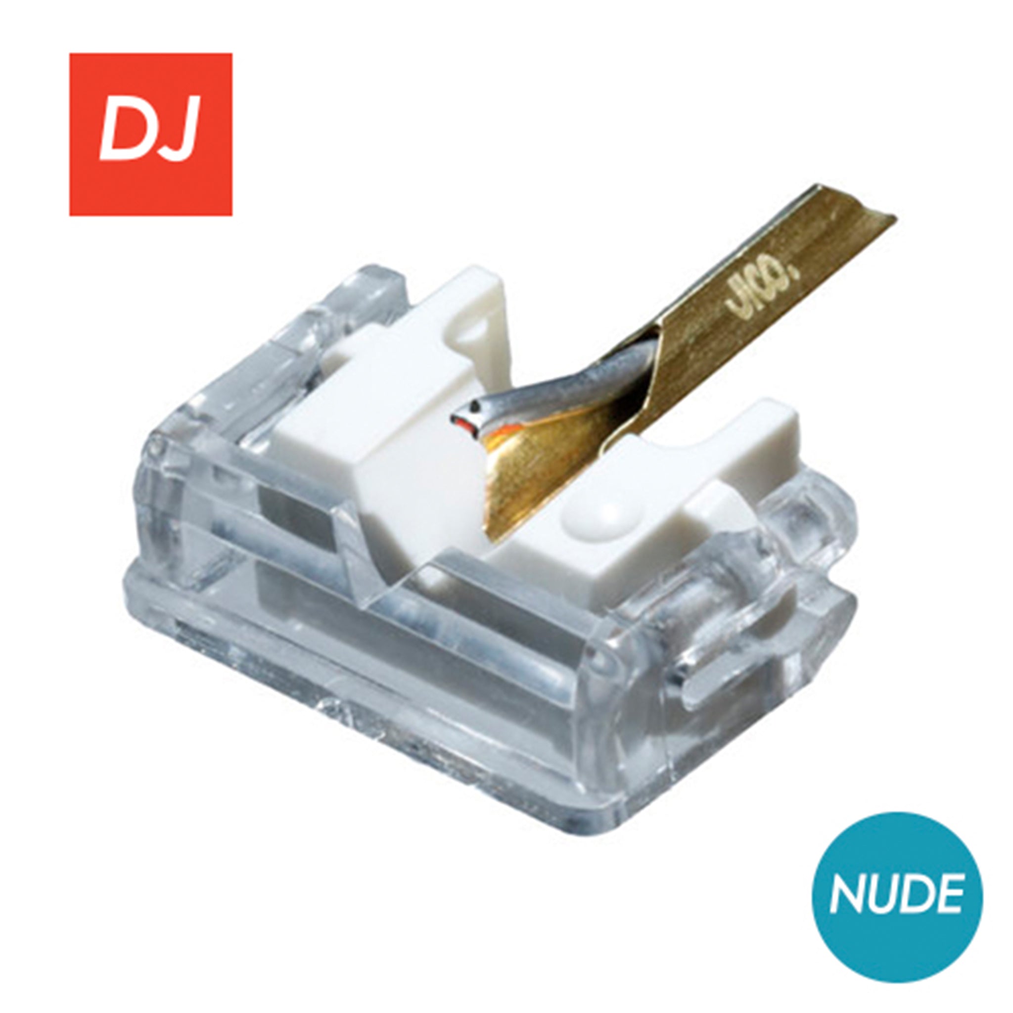 Stylet JICO N-44-7 Pour SHURE M44-7 – Diamant Nu – Fluorescent GITD