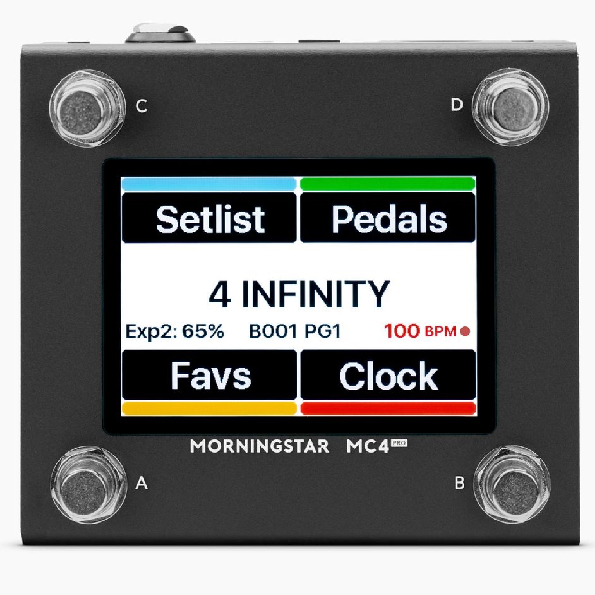 ギター MORNINGSTAR MC4 PRO Contrôleur Midi Morningstar FX MC4 PRO