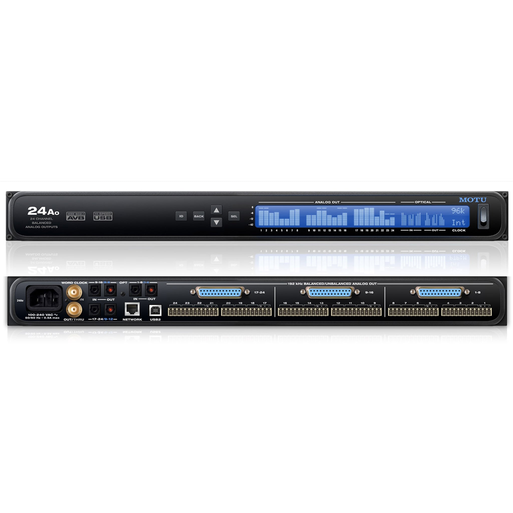 MOTU 24Ao USB2/AVB Audio Interface