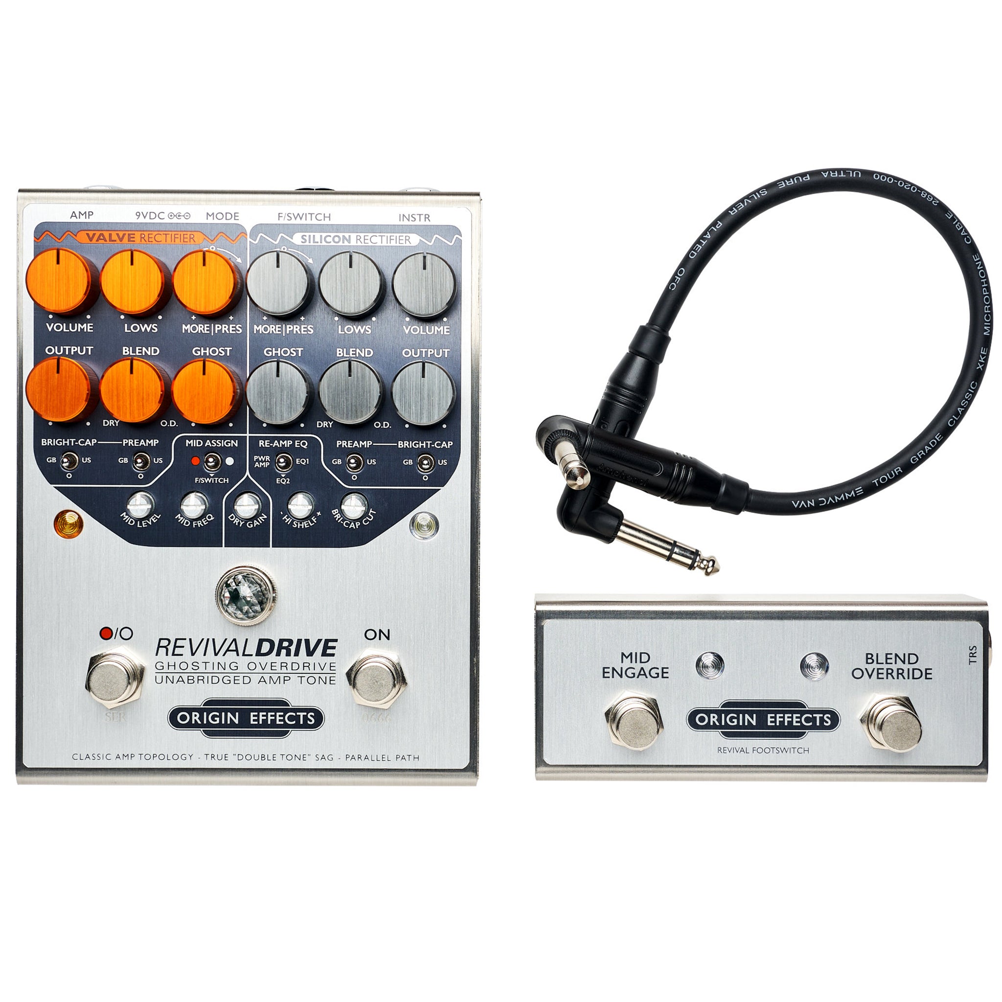 Origin Effects RevivalDRIVE & Footswitch Bundle
