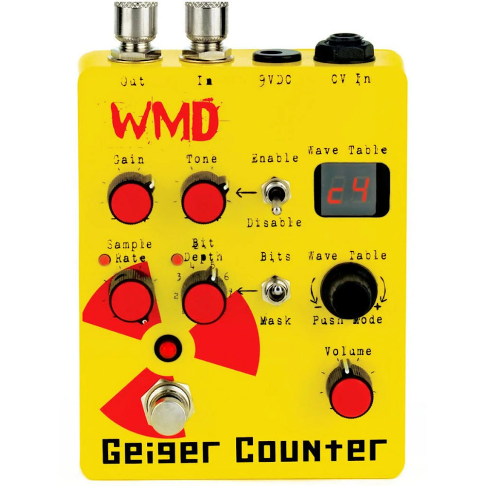 Pédale de distorsion numérique WMD Geinger Counter Bass Mod
