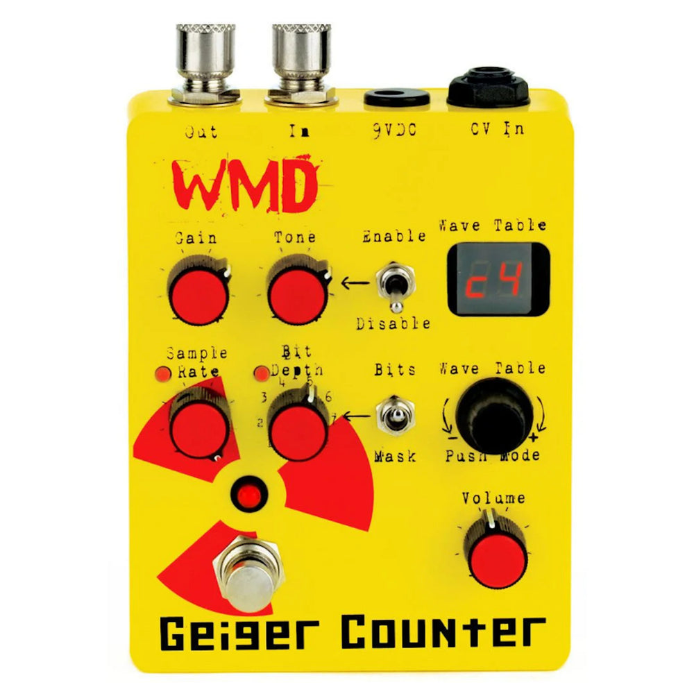 Pédale de distorsion numérique standard WMD Geinger Counter
