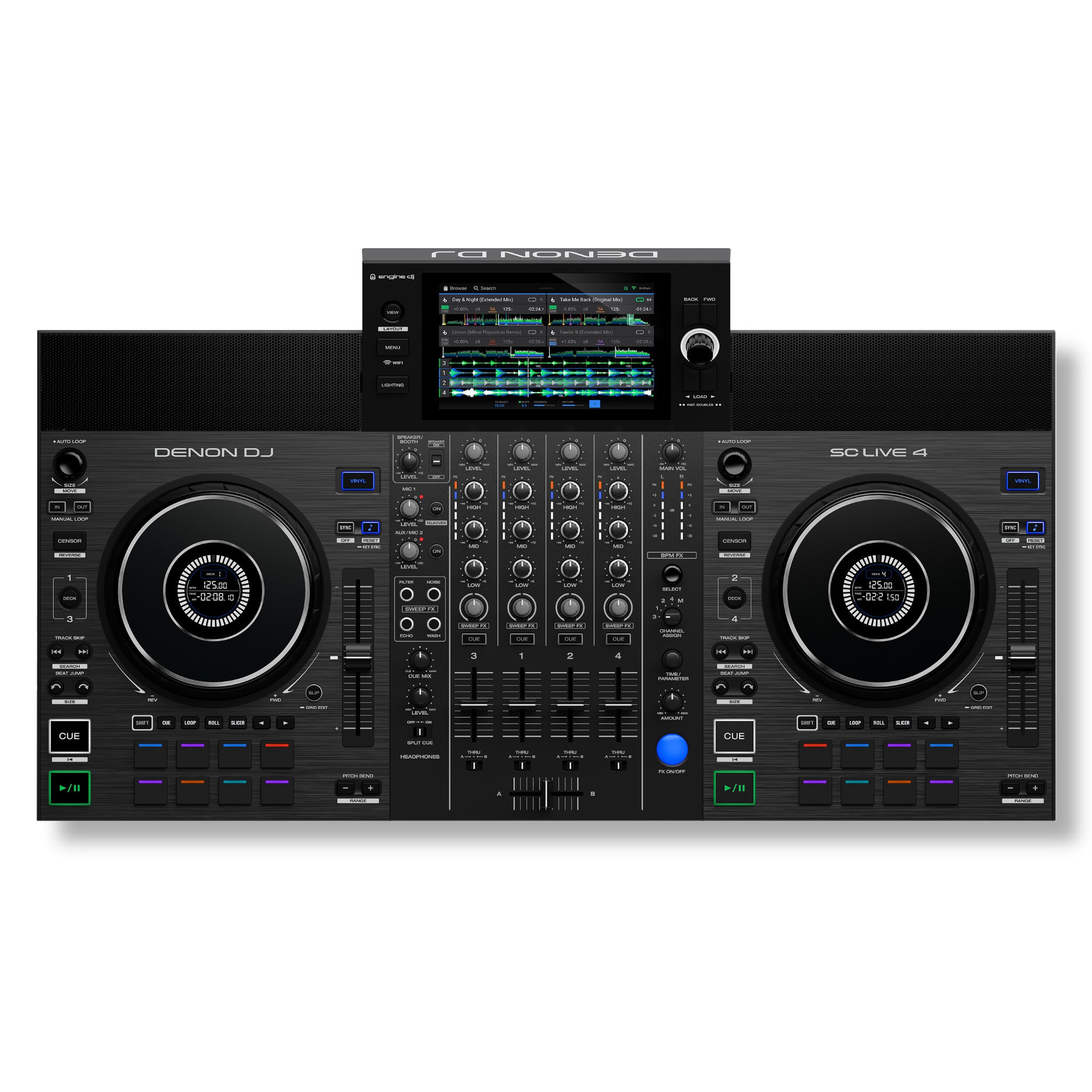 Denon DJ SC LIVE 4 - Demo & Review 