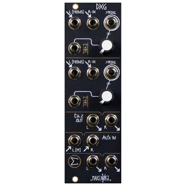 Make Noise DXG Dual Stereo Low Pass Gate and Mixer Module