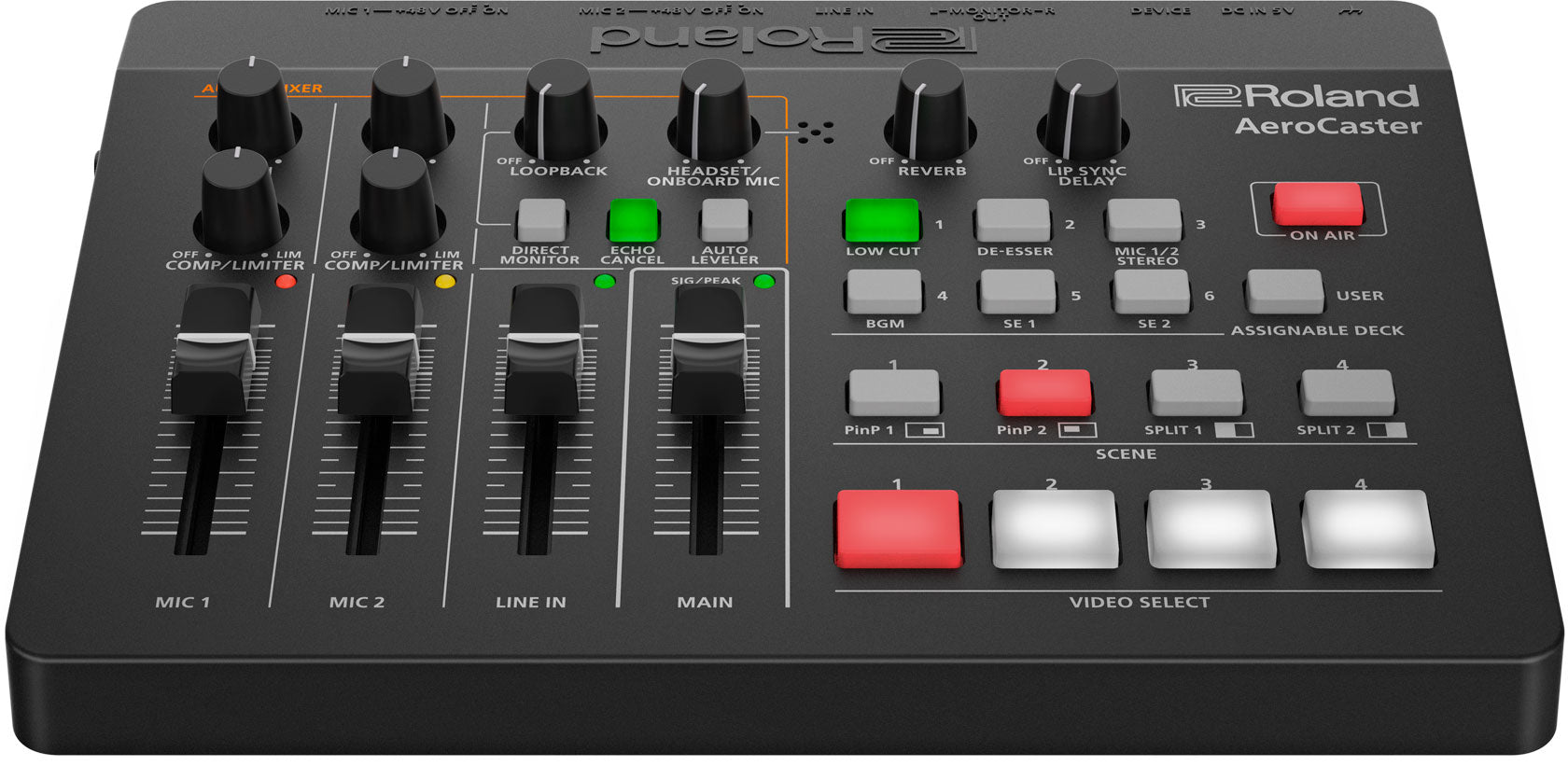 Roland AEROCASTER VRC-01 AV Streaming Mixer - Sound Productions