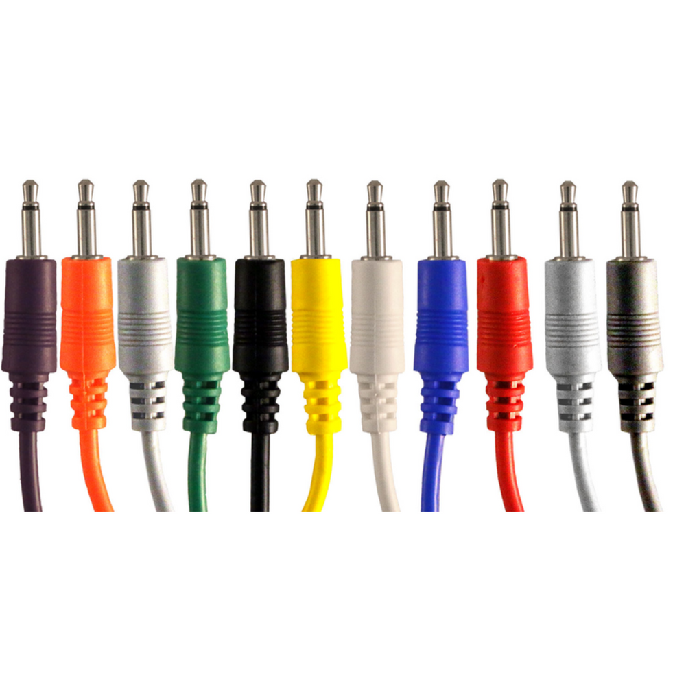 Ad Infinitum colored mono cable - 6" white (single)