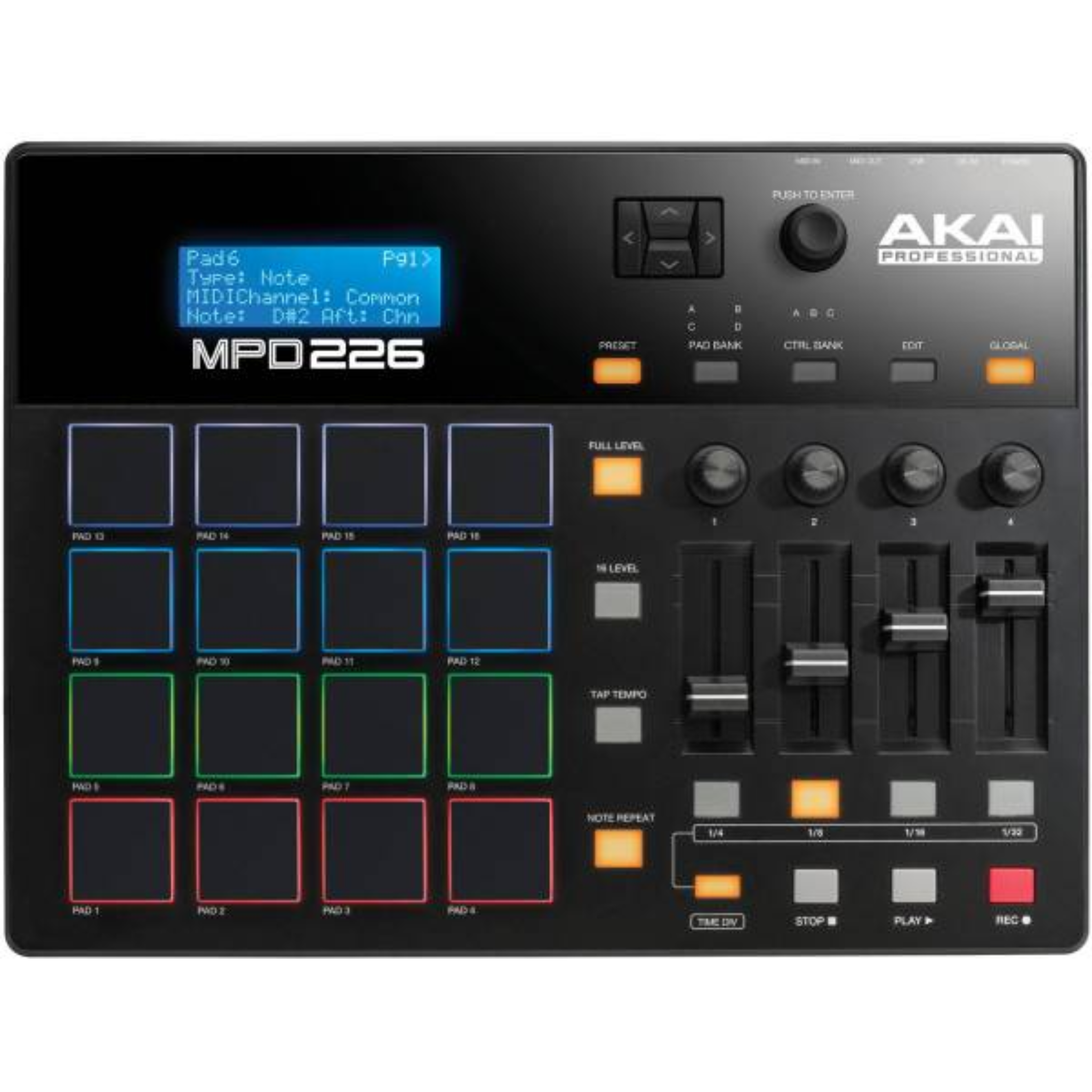 Akai MPD226 Midi-over-USB pad controller