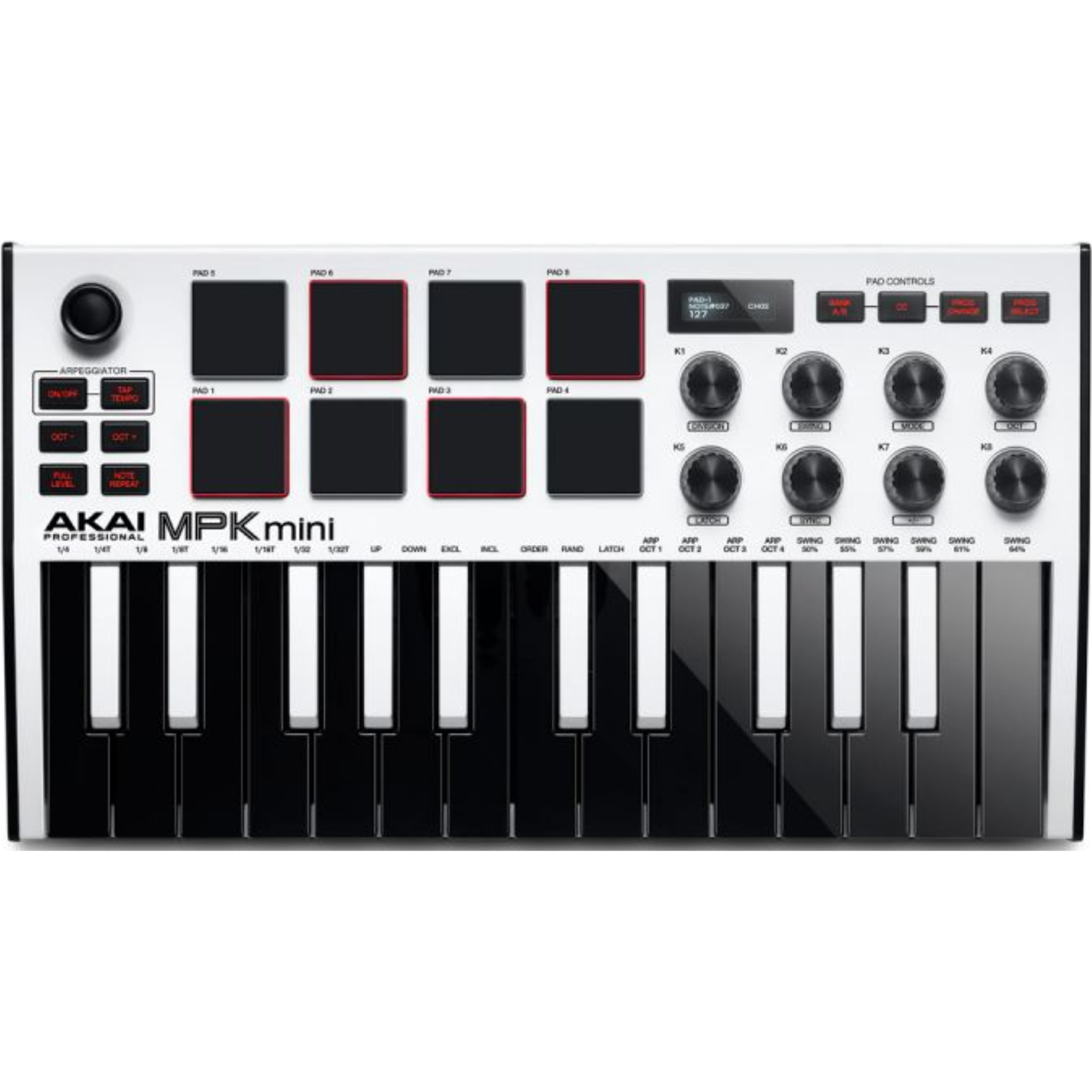 DTM・DAW AKAI MPK mini /special edition white Akai MPK Mini MK3 WHITE Midi Keyboard