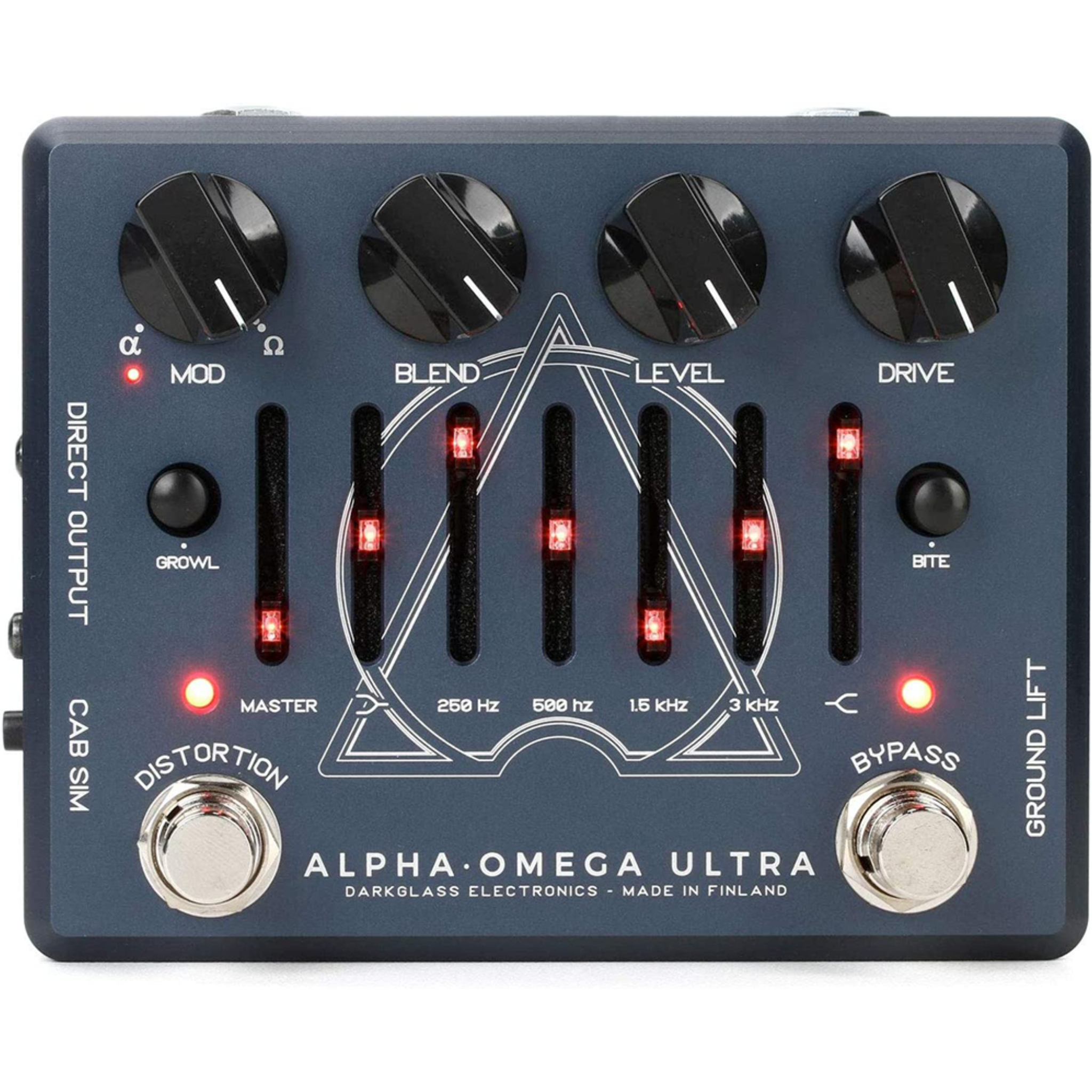 Darkglass Electronics Alpha Omega Ultra w AUX Stereo Input Darkglass Electronics Alpha Omega Ultra w AUX Stereo Input