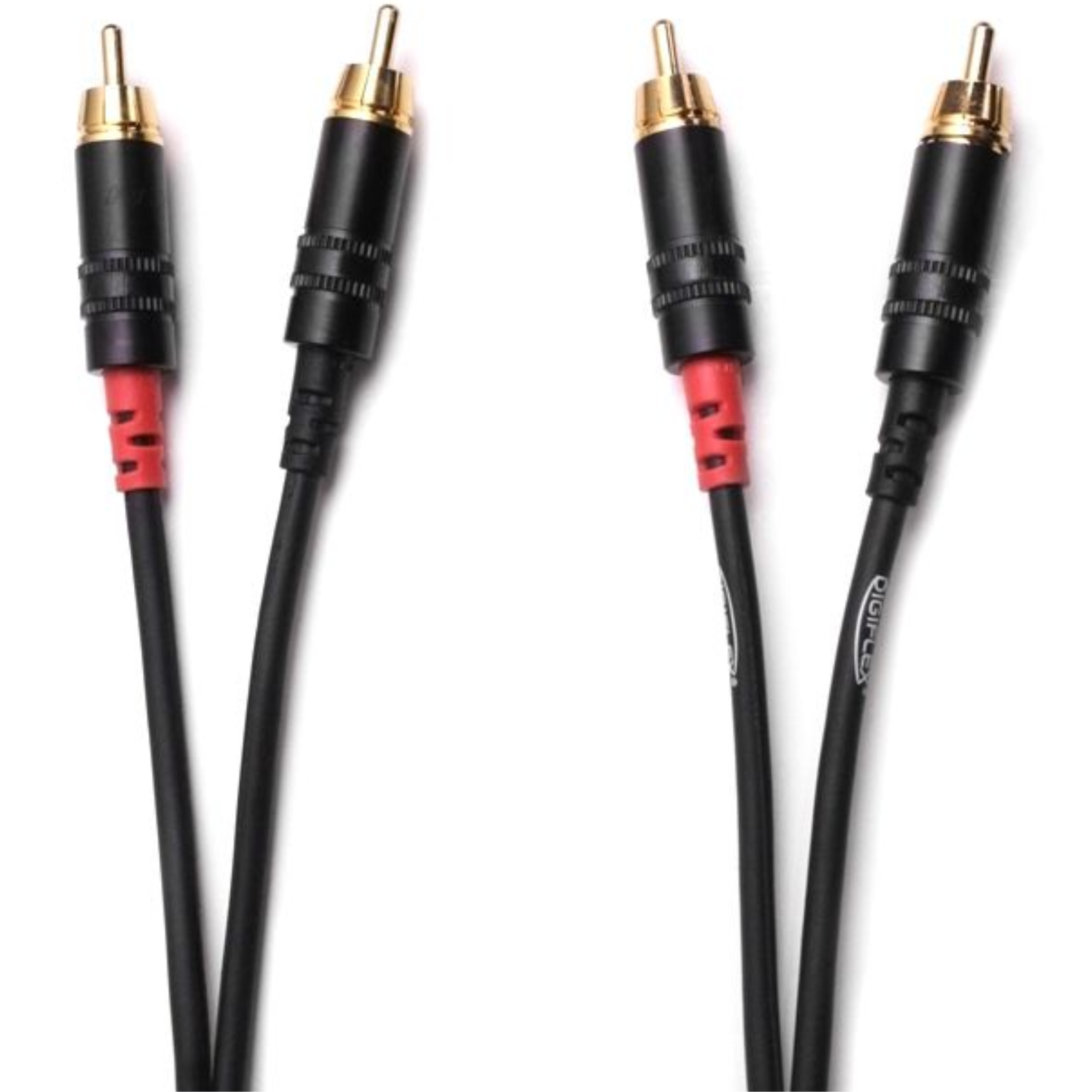 thumbnail image 2 of Digiflex HE-2R/2P-10 - Dual 1/4in Male To Dual RCA Male - 10 Foot 2 of 11