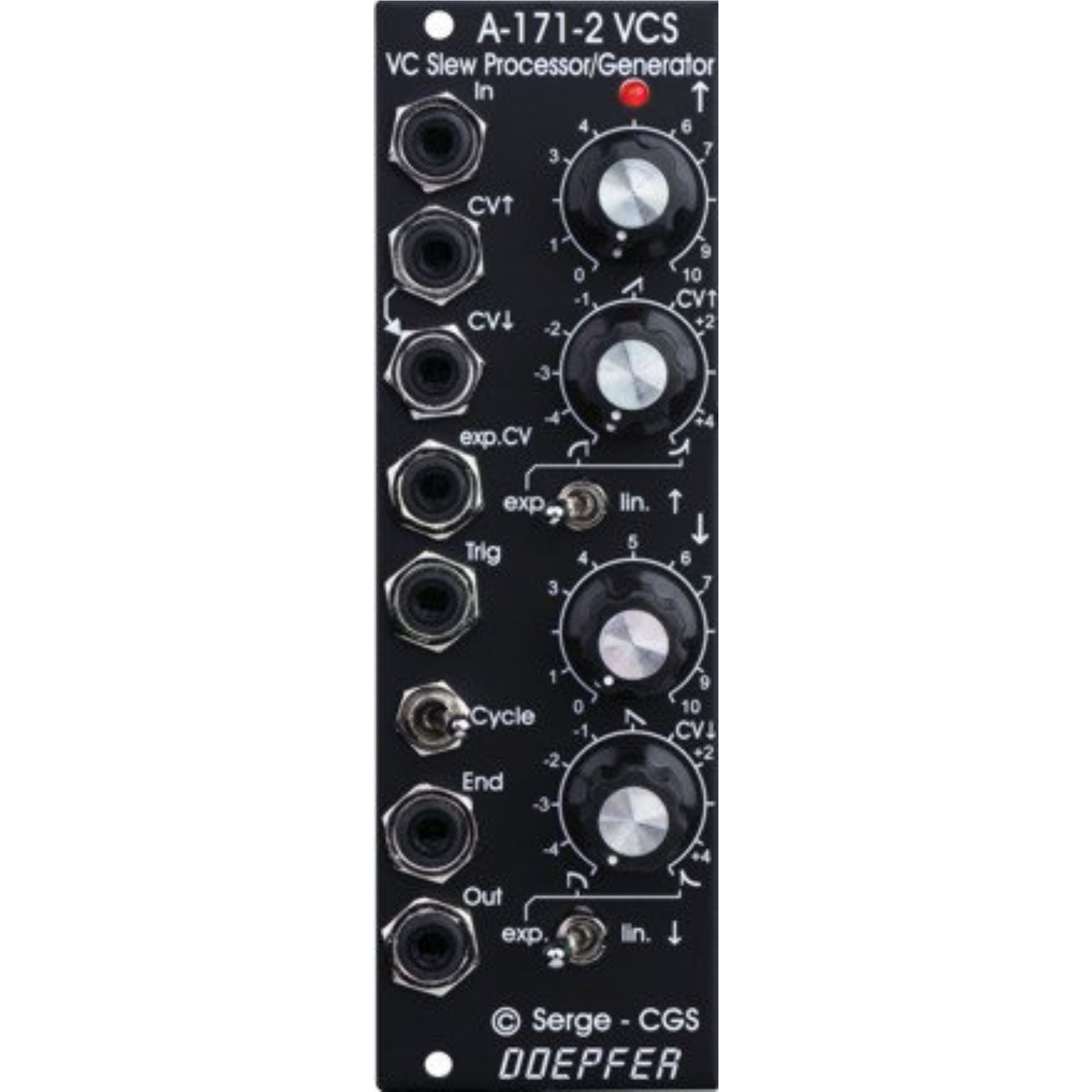 DOEPFER A-171-2 VC Slew Processor モジュラー Doepfer A-171-2 Eurorack VC Slew Processor Module - Elevator