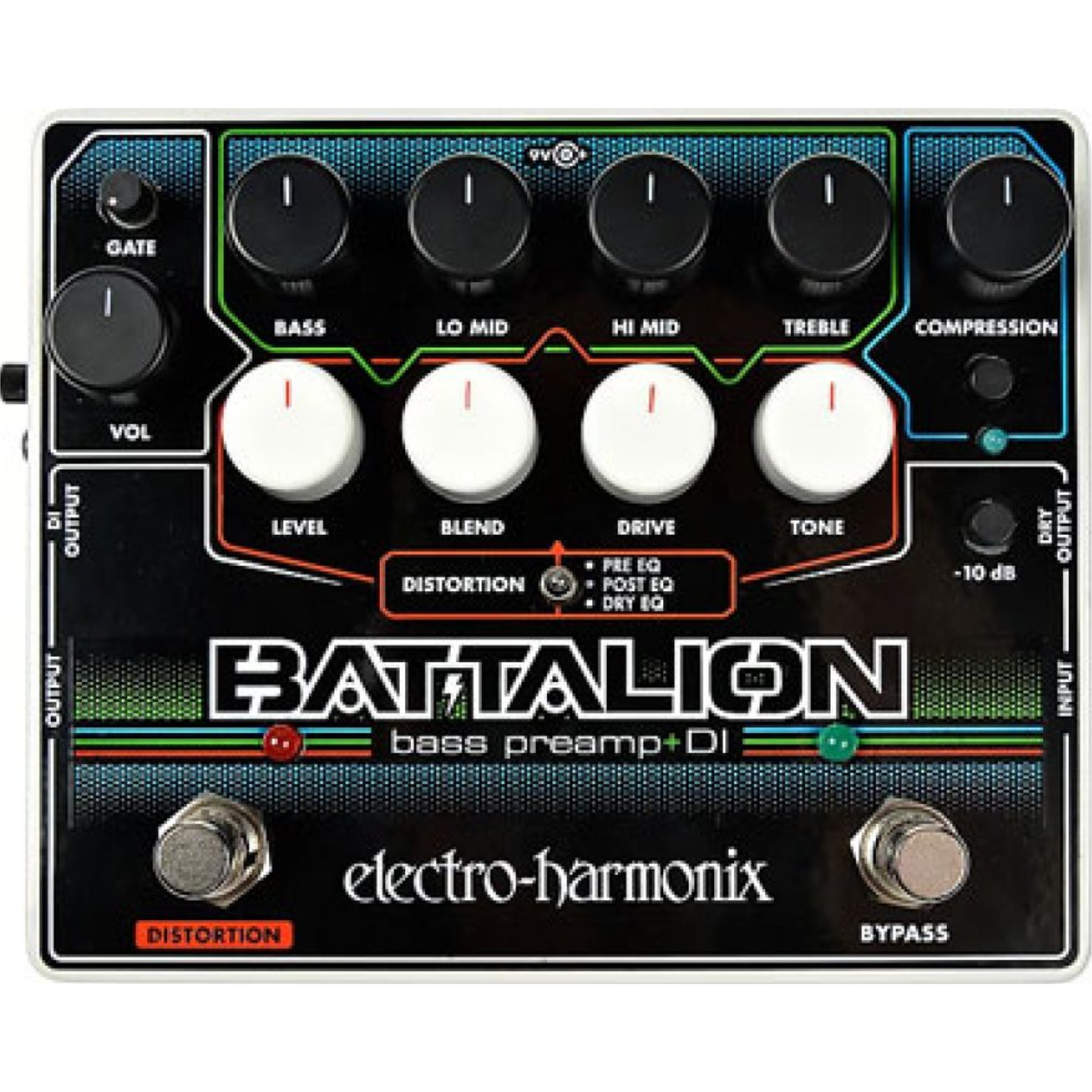 Electro Harmonix Battalion Bass Preamp DI Pedal