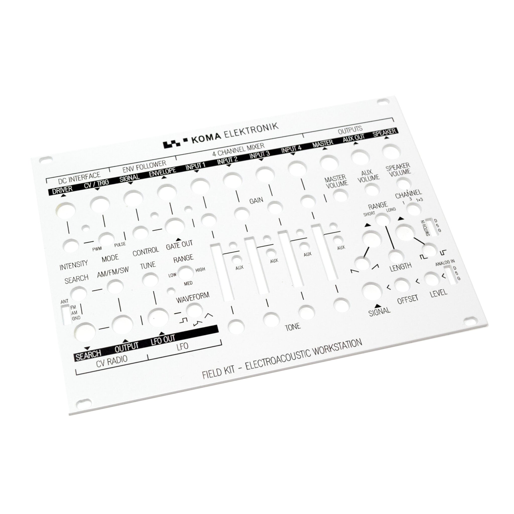 KOMA ELEKTRONIK FIELD KIT EURORACK PANEL
