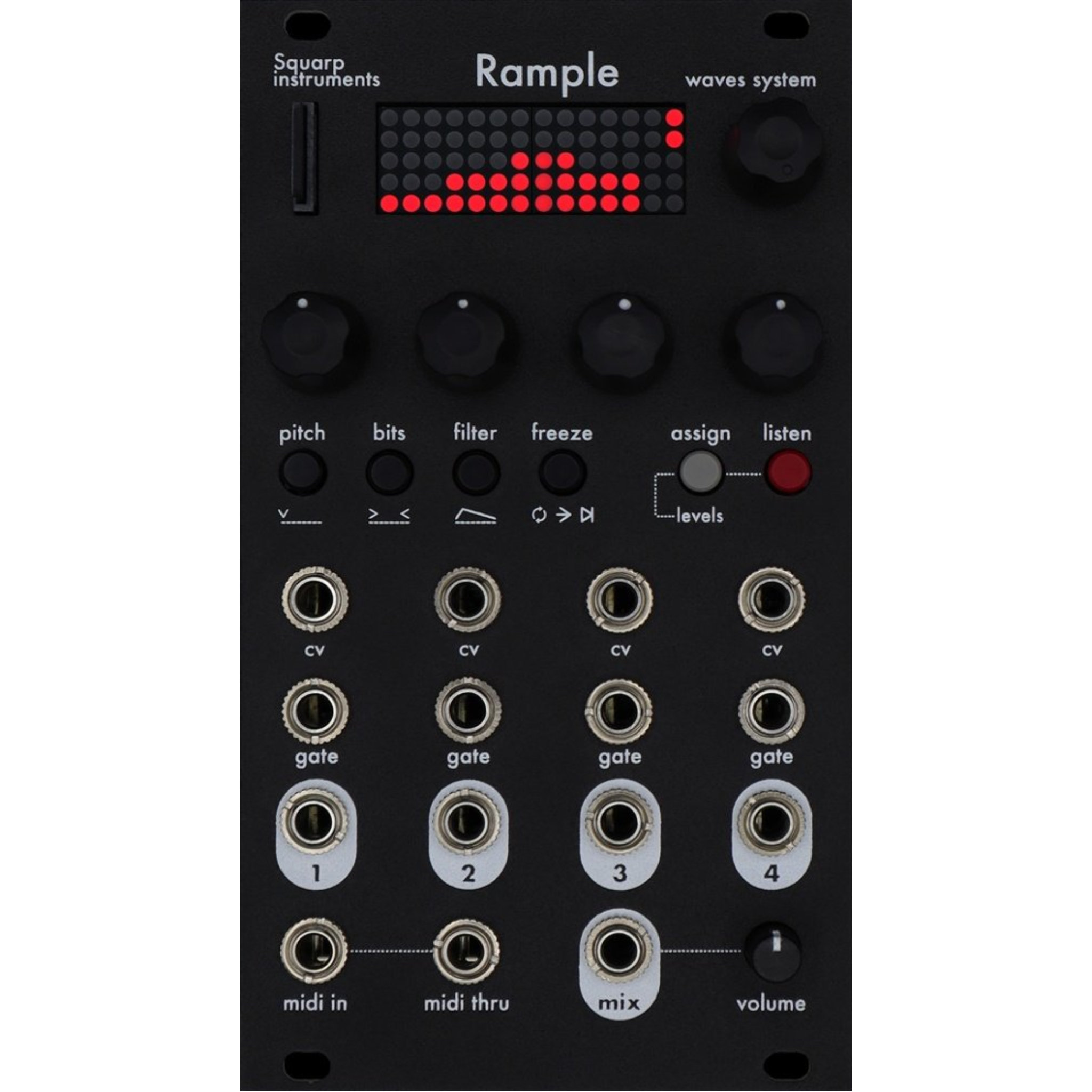 Squarp Instruments rample モジュラーシンセ Rample waves system | Squarp instruments