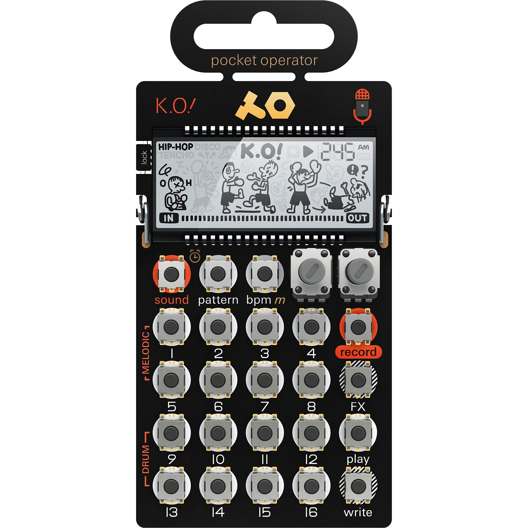 teenage engineering PO-33 KO Pocket Operator Micro Sampler teenage engineering PO-33 KO Pocket Operator Micro Sampler