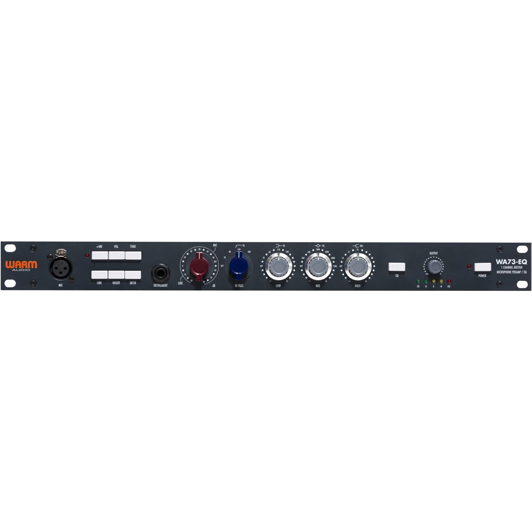 （美品）WARM AUDIO WA-73-EQ Warm Audio WA73-EQ 1073-Style 1-Channel Solid State Mic Preamp w/EQ