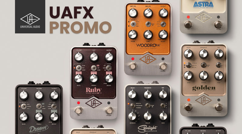Save 110$ on most UAFX Guitar Pedals with Universal Audio deals