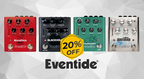 Eventide's Spring Sale: Get Up To 20% OFF on dot9 Pedals!