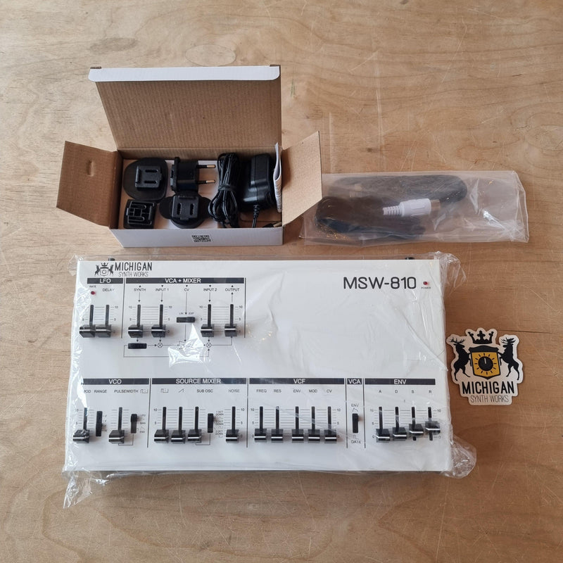 Michigan Synth Works MSW-810 Monosynth (With Midi) - White