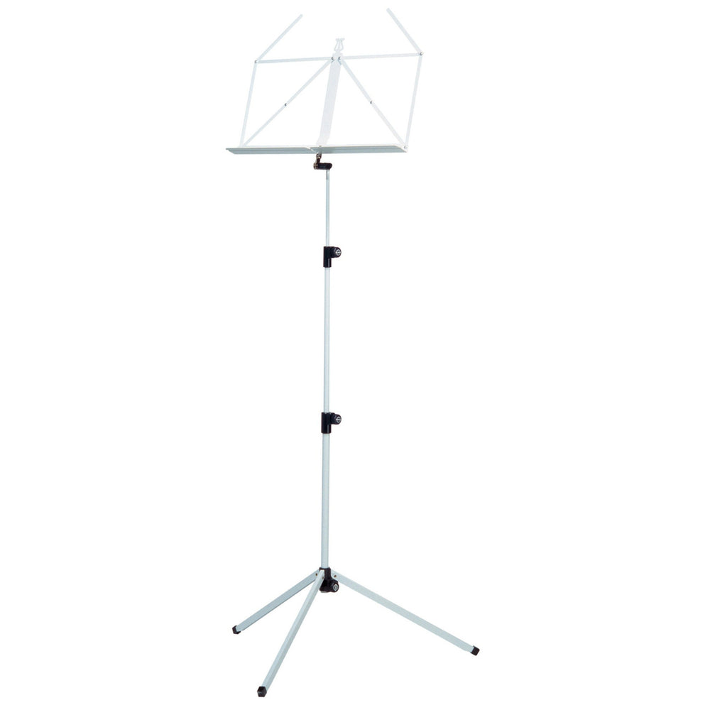 K&M 100/1-White 3-Piece Folding Music Stand