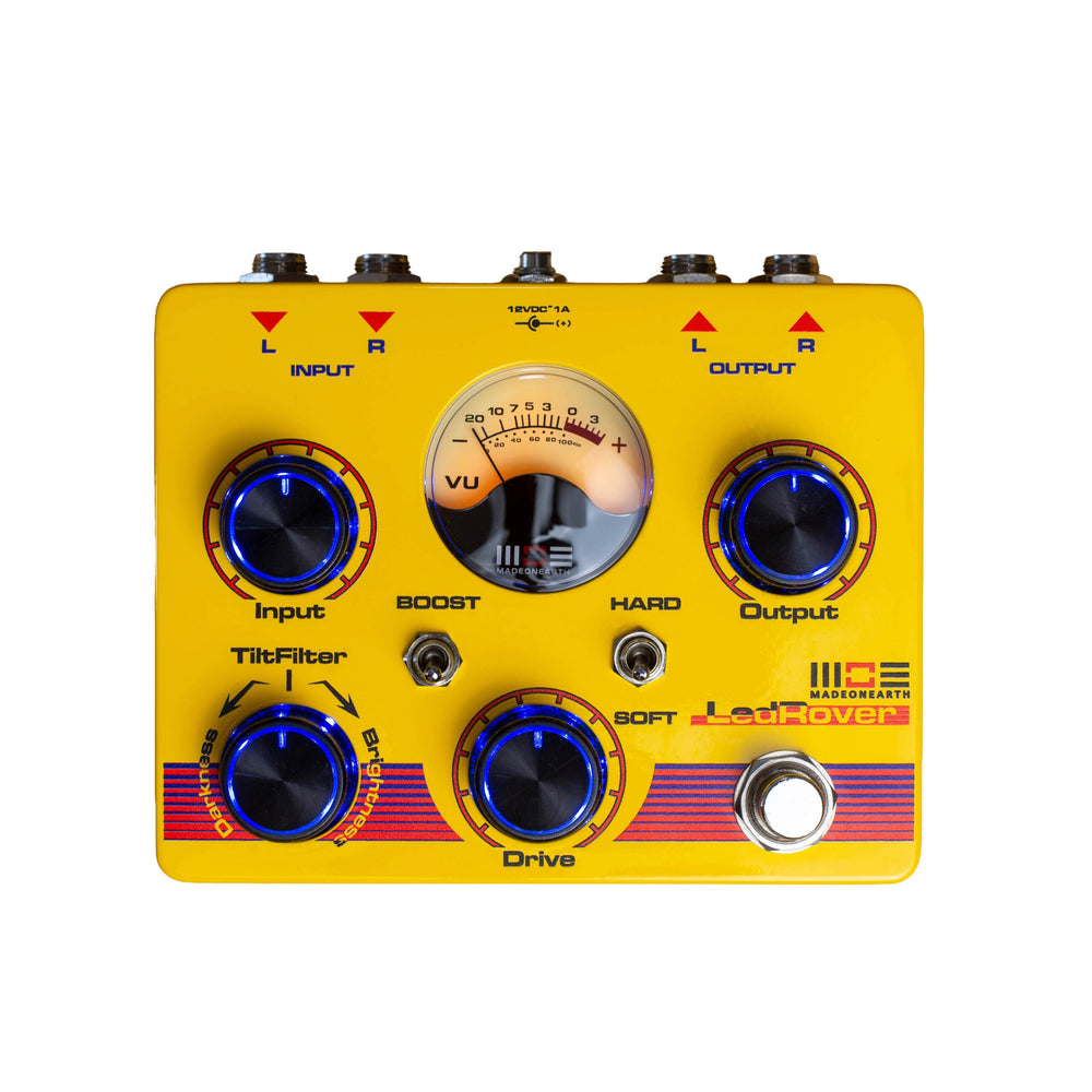 MadeOnEarth LedRover - Stereo Analog Diode Distortion Pedal