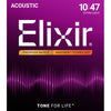 Elixir Acous Phosphor Brze NANOWEB Extra Light 010-047