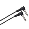 Hosa CSS-105RR Balanced Interconnect RA 1/4in TRS To 1/4in
