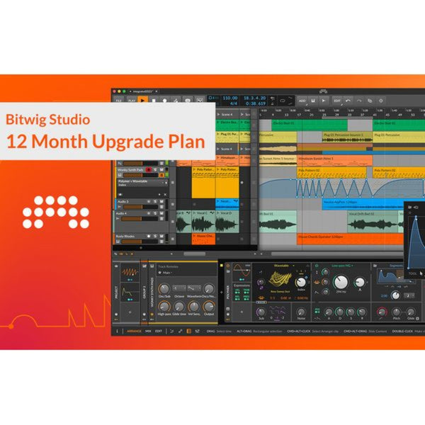 Bitwig Studio 12 Month Upgrade Plan