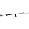 K&M 21393-Black 1455mm 10-Spotlight Crossbar 35mm Tube