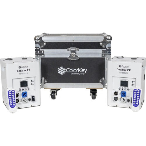ColorKey Dazzler FX MKII 2-Pack with Case - White