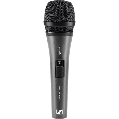 Sennheiser E 835-S PTT Dynamic Handheld Microphone