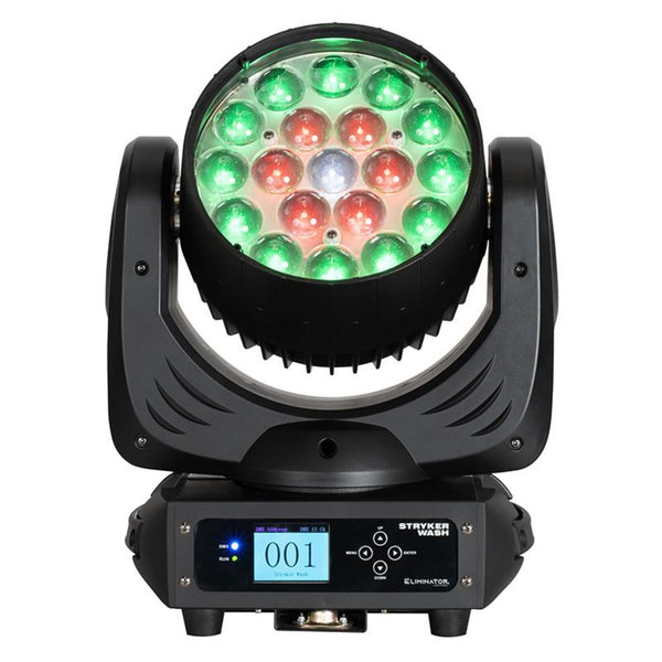 Eliminator 19x12W RGBW LED Wash Moving Head w/DMX