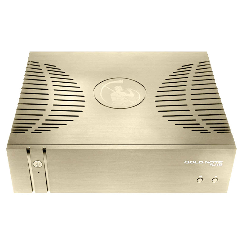 Amplificateur de puissance stéréo Gold Note PA-1175 MkII 200 watts, doré