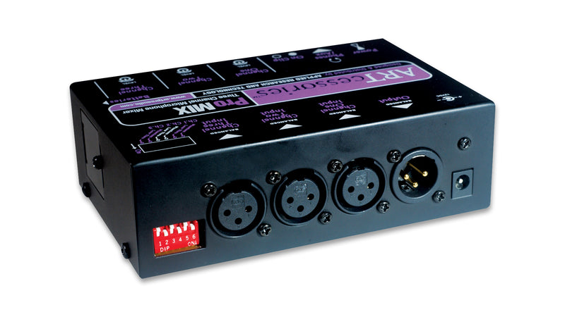 Art Pro Audio PROMIX 3-Channel Microphone Mono Mixer