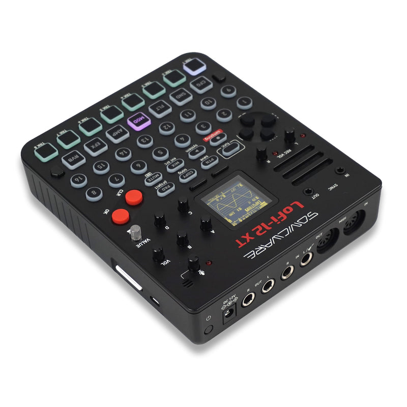 Sonicware Lofi-12 XT Groovebox Sampler Standard Black