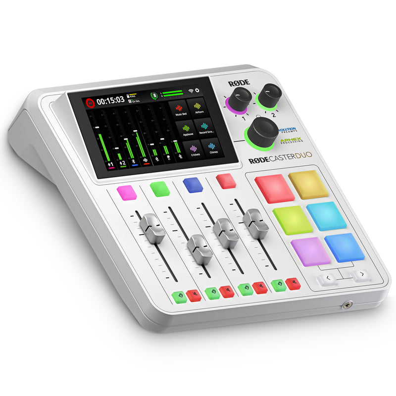 Rode RodeCaster Duo Compact Integrated Audio - White