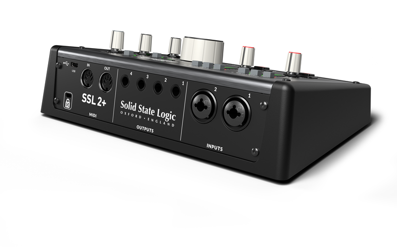 Solid State Logic SSL2+Mk2- 2-In/4-Out USB-C Audio Interface