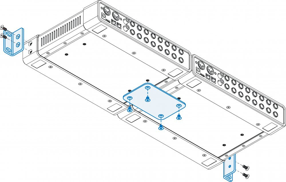 MOTU Half-Rack Coupler Kit ULmk5 only