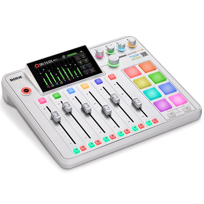 Rode RodeCaster Pro ll Audio Console for PodCasting White