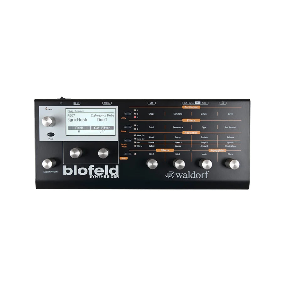 Waldorf Blofeld Desktop Synthesizer Black