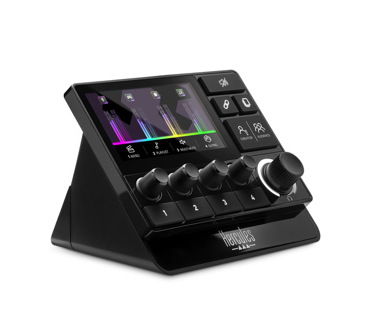 Hercules DJ STREAM200-XLR Audio Stream Controller Sound Card