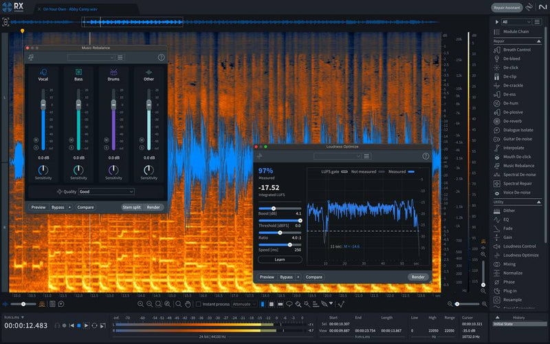 iZotope RX 11 Standard: Upgrade from any previous version of RX Standard, RX Advanced, or RX Post Production Suite