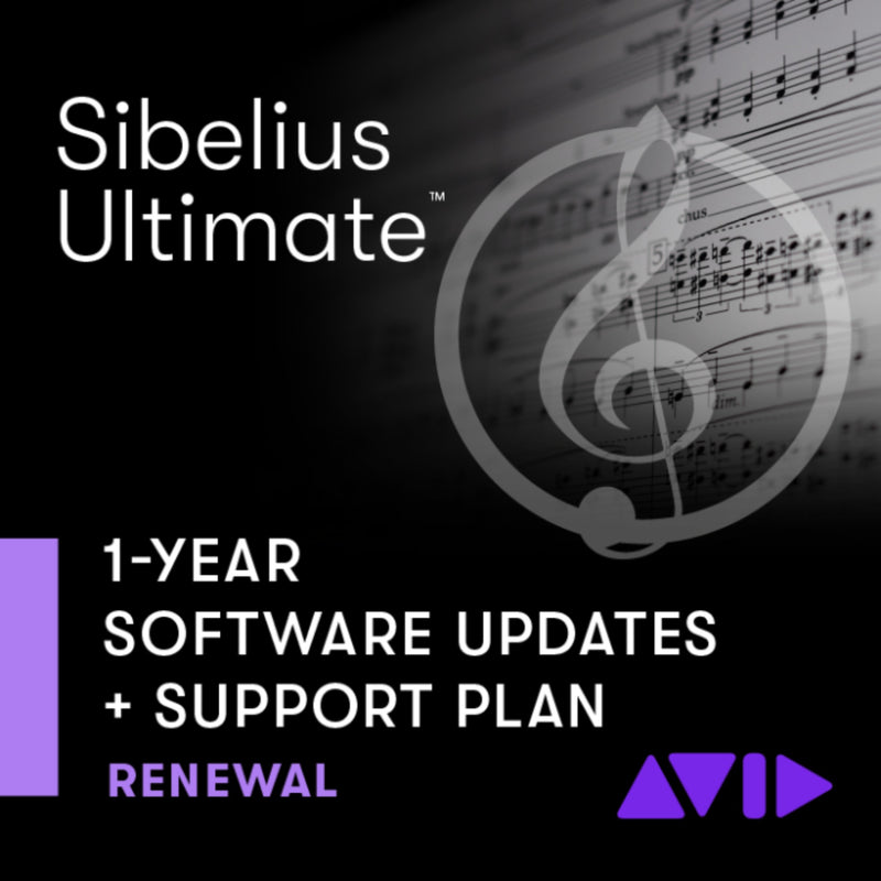 Sibelius Ultimate 1-Year Software Updates + Support Plan