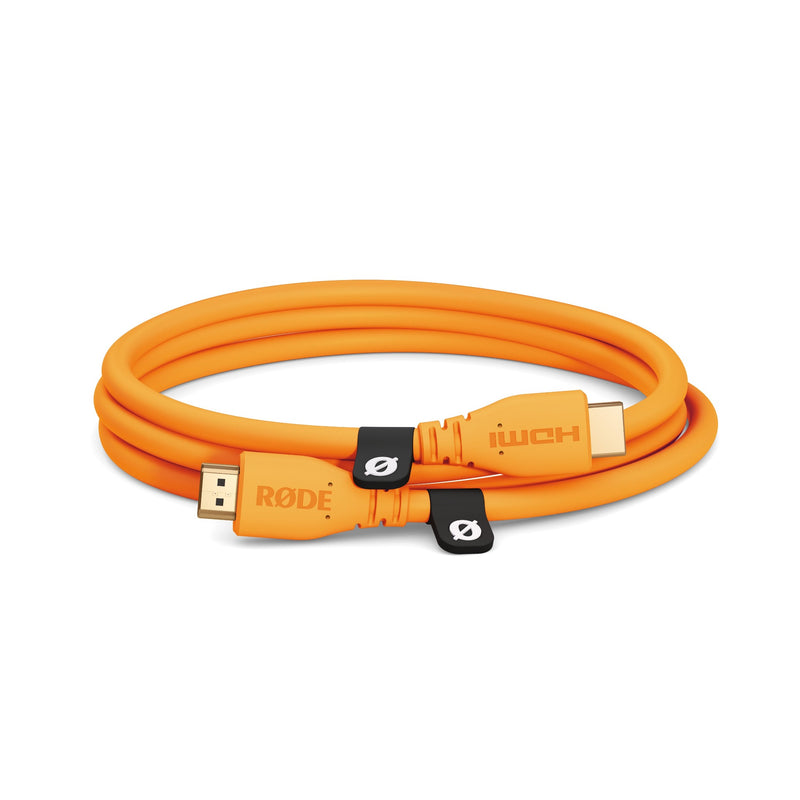 Rode 1.5M - 2.0 HDMI Premium Cable, (dia 6mm) - Orange