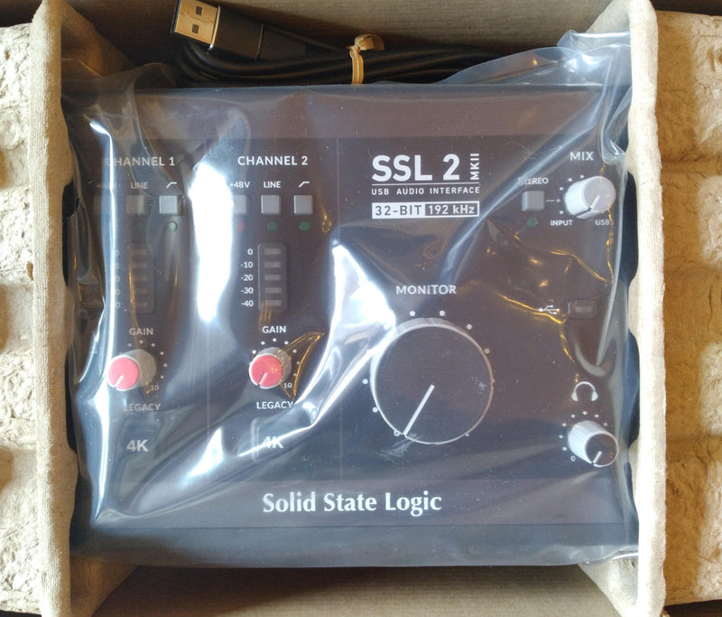 Solid State Logic SSL2Mk2 - 2-In/2-Out USB-C Audio Interface