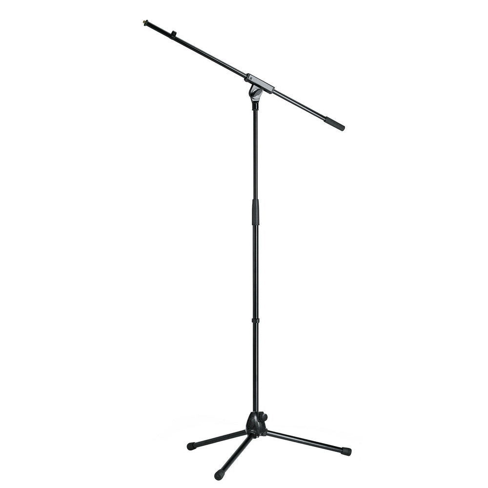 K&M 21070-BLACK MIC STAND with STRAIGHT BOOM ARM